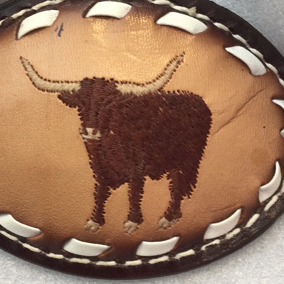 Vintage Leather Cardat Buckle - Picture 2 of 5